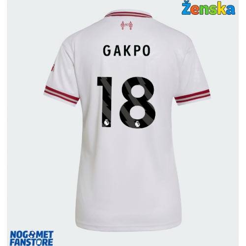 Liverpool Cody Gakpo #18 Gostujuci Dres za Ženska 2026-27 Kratak Rukav